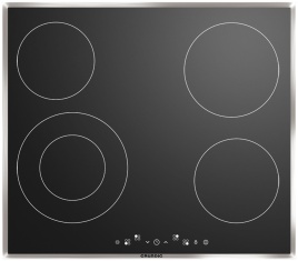 Электрическая варочная панель Grundig GIEV 613420 E 58 см, 4 конфорки стеклокерамика, черный