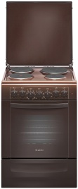 Электроплита Gefest 6140-02 0001 60 см, 55 л, 4 конфорки, коричневый