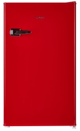 Однокамерный холодильник Maunfeld MFF83RR, красный