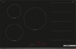 Электрическая варочная панель Bosch PXV831HC1E 80 см, 4 конфорки стеклокерамика, черный