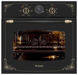 Электрический духовой шкаф Gefest ЭДВ ДА 602-02 К93 59 см, 55 л, гриль и конвекция, черный