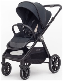 Коляска 2 в 1 Ining Baby KR345 Plus black