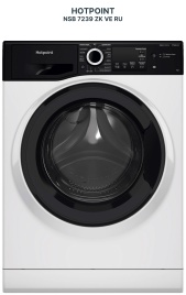 Узкая стиральная машина Hotpoint NSB 7239 ZK VE RU автомат 7 кг, белый
