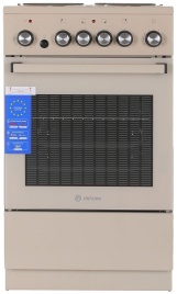 Электроплита De luxe 5004.16э-016 50 см, 43 л, 4 конфорки, белый
