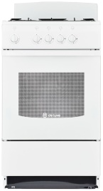 Газовая плита De luxe 5040.45 г 50 см, 43 л, 4 конфорки, белый