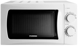 Микроволновая печь - СВЧ Starwind SMW3720, 20 л, 700 Вт, белый