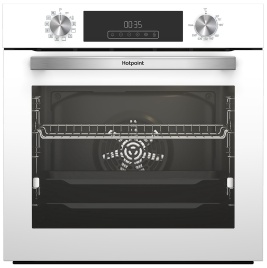 Электрический духовой шкаф Hotpoint HFE8 1221 H WH 59 см, 72 л гриль конвекция, белый