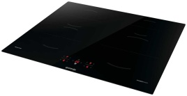 Электрическая варочная панель Gorenje GI6401BSC 59 см, 4 конфорки стеклокерамика, черный