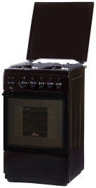 Газовая плита Flama FG 24227В 50 см, 50 л, 4 конфорки, коричневый