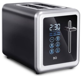 Тостер BQ T4002, стальной/черный
