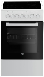 Электроплита Beko FSE57110GW 50 см, 55 л, 4 конфорки, белый