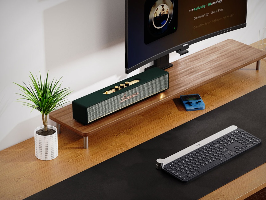 Портативная колонка Lonzuer Beyond, зеленый фото 8