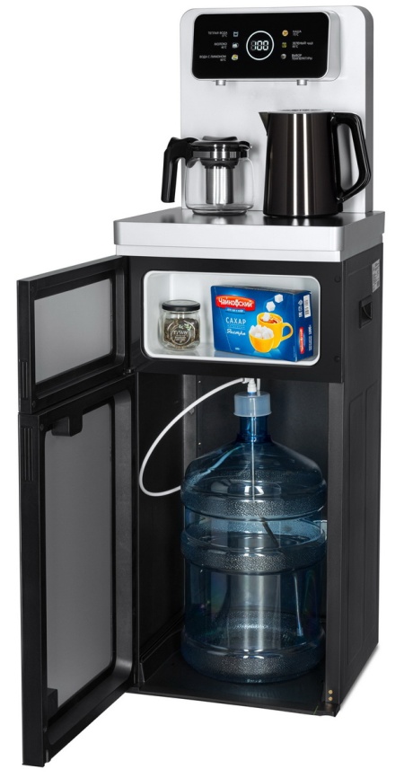 Тиабар Ecotronic TB19-LNR Arctic Grey, с чайным столиком, напольный (ETK12625) фото 6