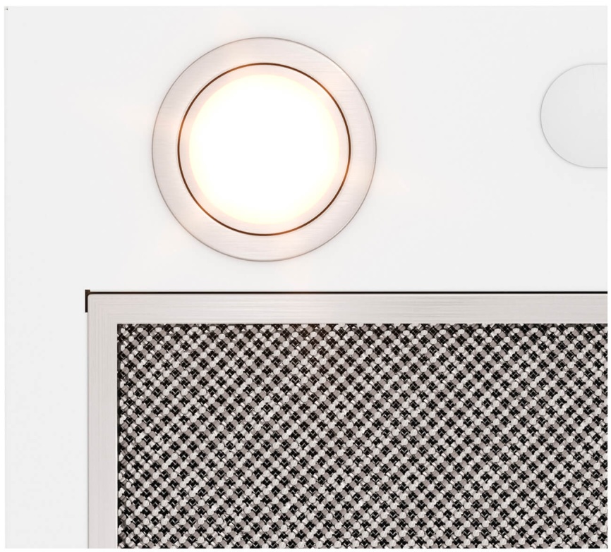 Вытяжка Elikor 52П-400-П3Д, врезной блок, белый/белый фото 3