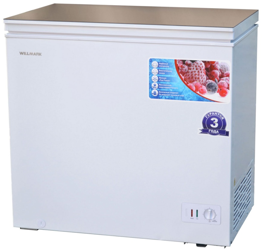 Морозильный ларь Willmark CF-310G A 305 л, белый фото 1
