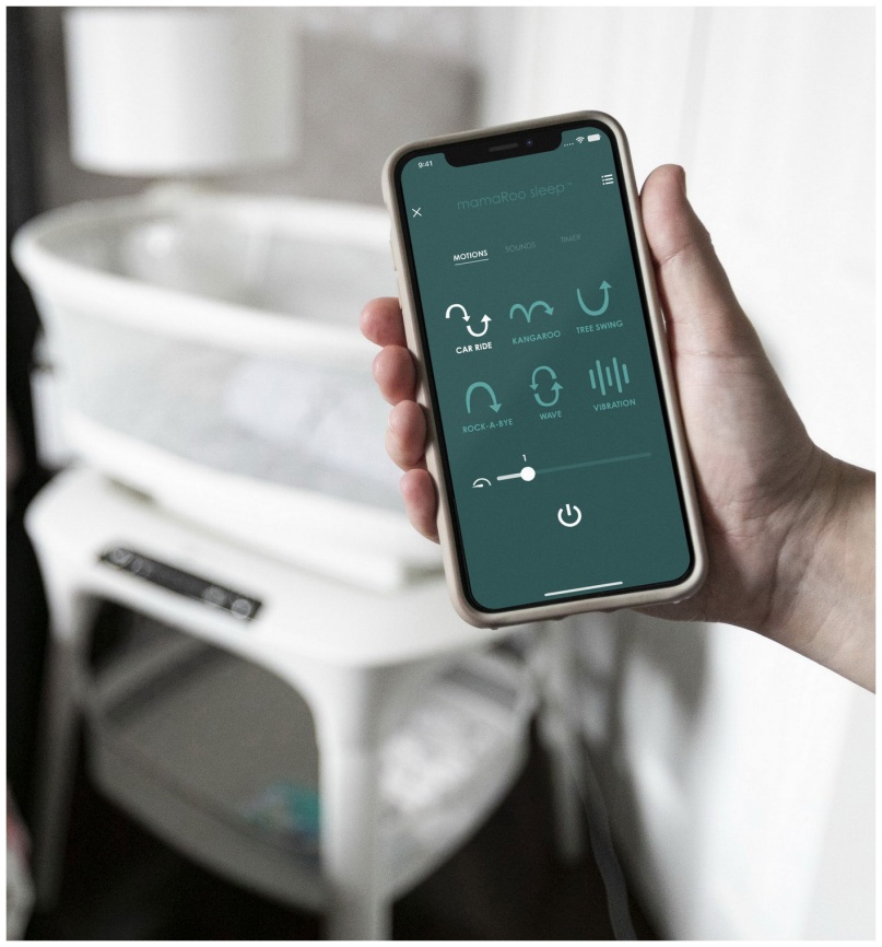 Колыбель 4moms Колыбель 4moms mamaRoo sleep 2000929 до 6 месяцев, 74 см, белый фото 6