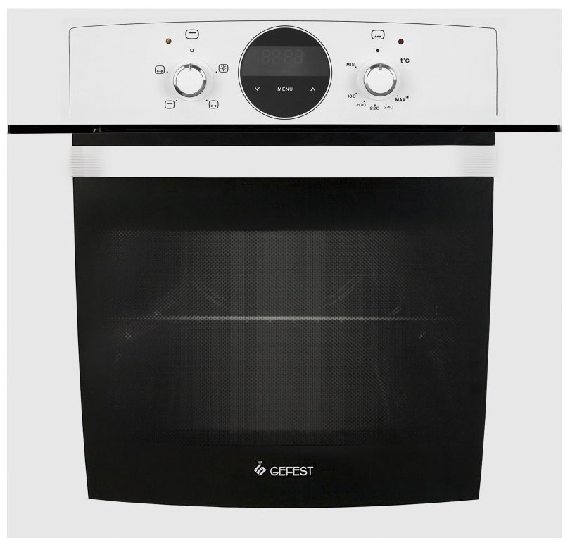 Газовый духовой шкаф Gefest ДГЭ 621-03 Б1 59 см, 52 л гриль, белый фото 1
