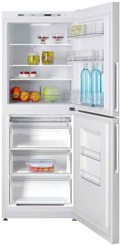 Двухкамерный холодильник Atlant ХМ 4610-101, объем 281 л, LED освещение, белый фото 3