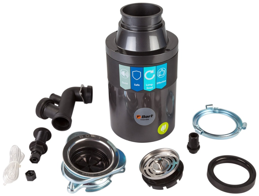 Измельчитель пищевых отходов Bort TITAN 4000 Plus фото 5