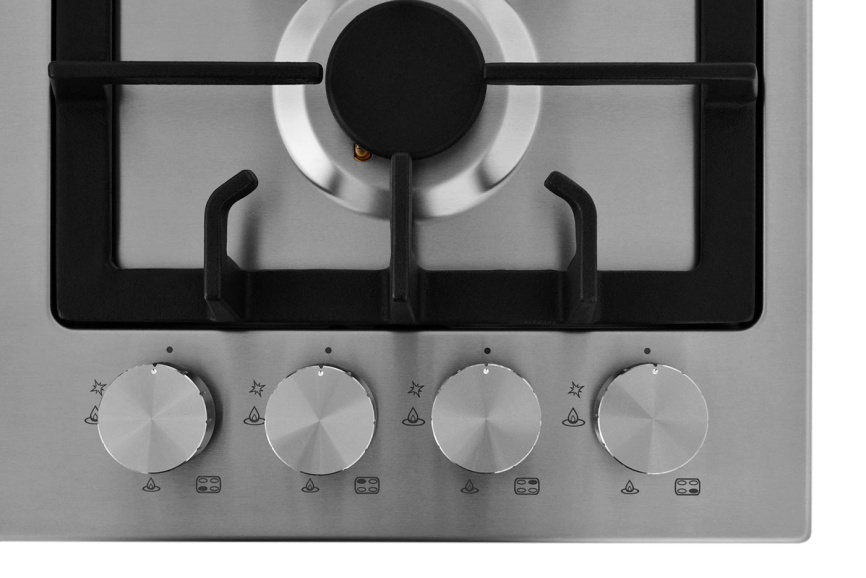 Газовая варочная панель Zugel ZGH601X, стальная фото 7
