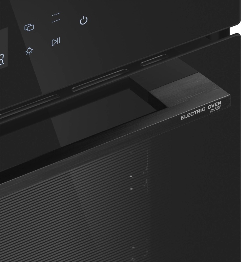 Электрический духовой шкаф Meferi MEO6010BK MATT ULTRA 59 см, 65 л, гриль и конвекция, черный матовый фото 6