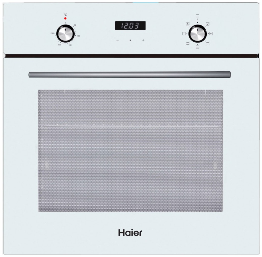 Электрический духовой шкаф Haier HOX-P06HGW 59 см, 76 л гриль конвекция, белый фото 1