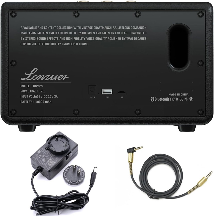 Портативная колонка Lonzuer Dream, черный фото 4