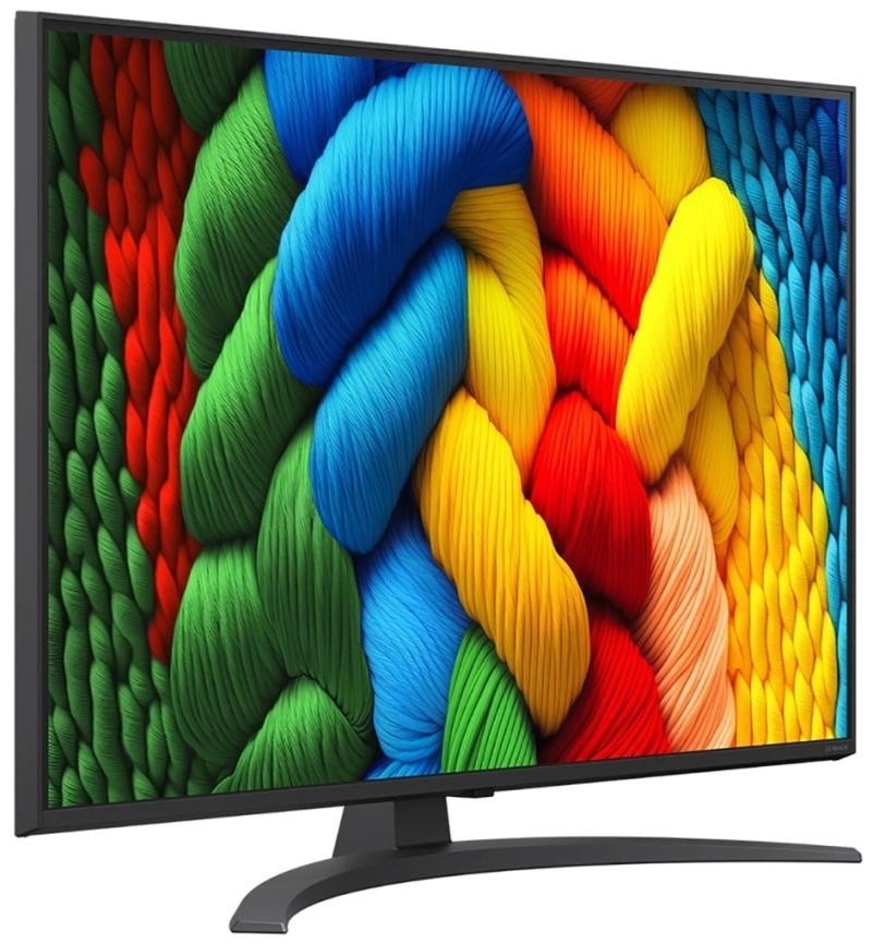 Телевизор LG 43NANO81A6A.ARUG, 43 дюйма, 4K Ultra HD, смарт ТВ, WebOS 25, черный фото 3