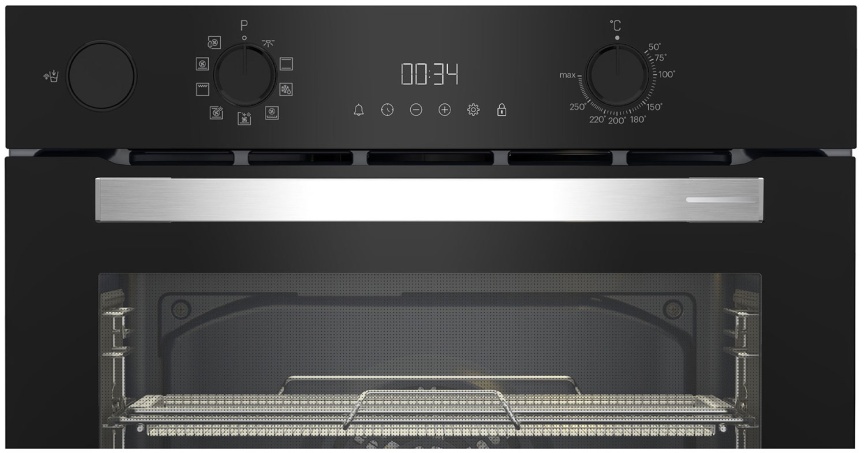 Электрический духовой шкаф Grundig GEBM12300BSA 59 см, 72 л, гриль и конвекция, черный фото 5