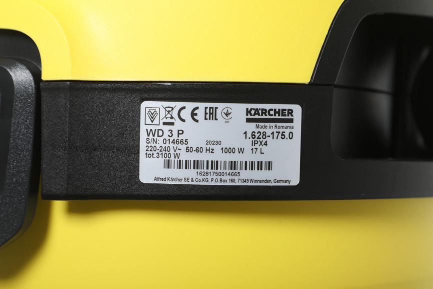Строительный пылесос Karcher 1.628-175.0 фото 10