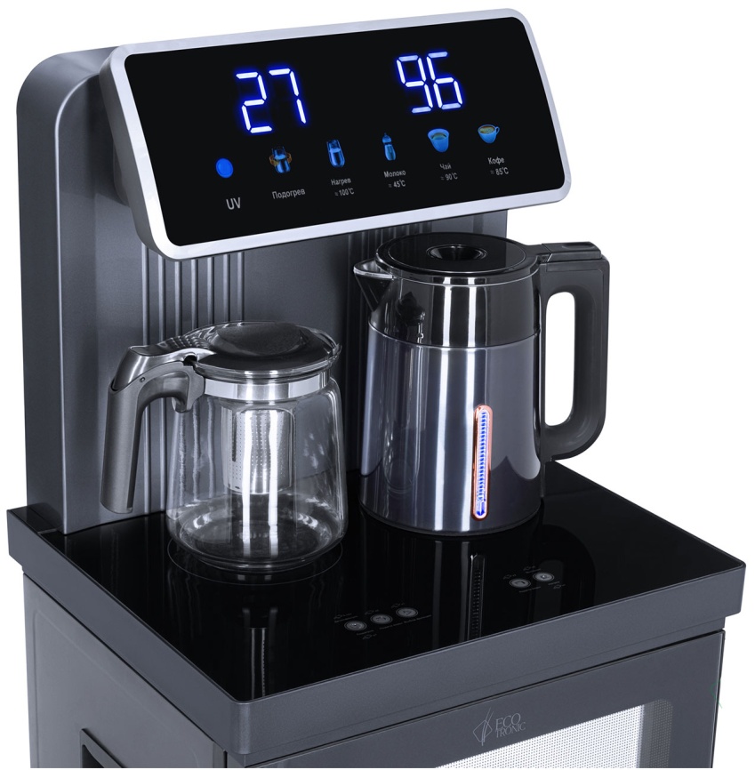 Тиабар Ecotronic TB30-LNR UV dark grey, с чайным столиком, напольный (ETK12695) фото 6