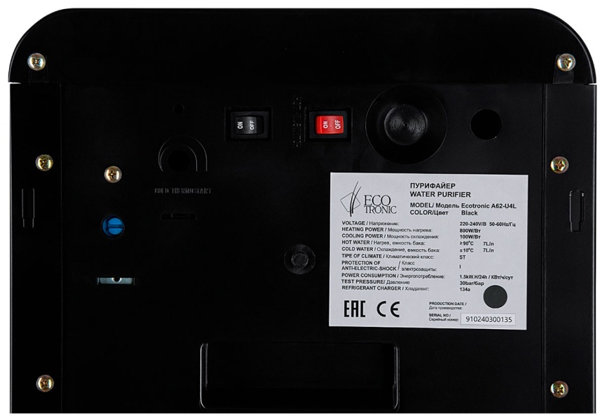 Кулер для воды Ecotronic A62-U4L Black (ETK11645) фото 9