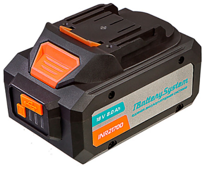 Аккумулятор Sturm! SBP1808HP, 18В, 1 BatterySystem, тип 21700, 8.0Ач фото 1