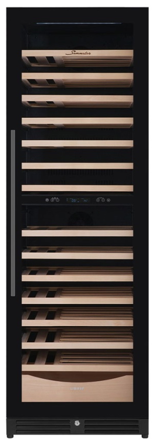 Винный шкаф Libhof SMD-110 slim black фото 4