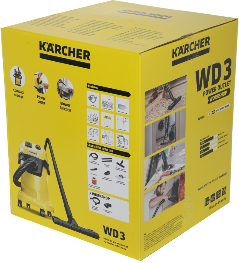 Строительный пылесос Karcher 1.628-175.0 фото 16