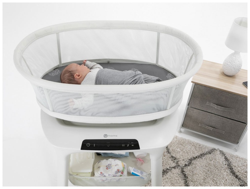 Колыбель 4moms Колыбель 4moms mamaRoo sleep 2000929 до 6 месяцев, 74 см, белый фото 7