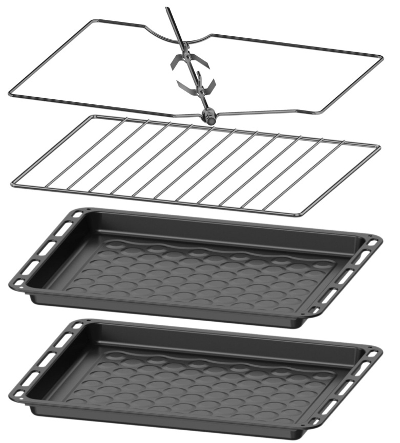 Электрический духовой шкаф Darina 0U5 BDE112 705 X 59 см, 65 л гриль конвекция, серебристый фото 11