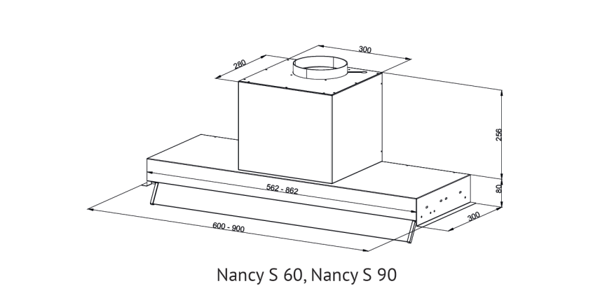 Встраиваемая вытяжка KUPPERSBERG Kuppersberg NANCY S 60 Black фото 10
