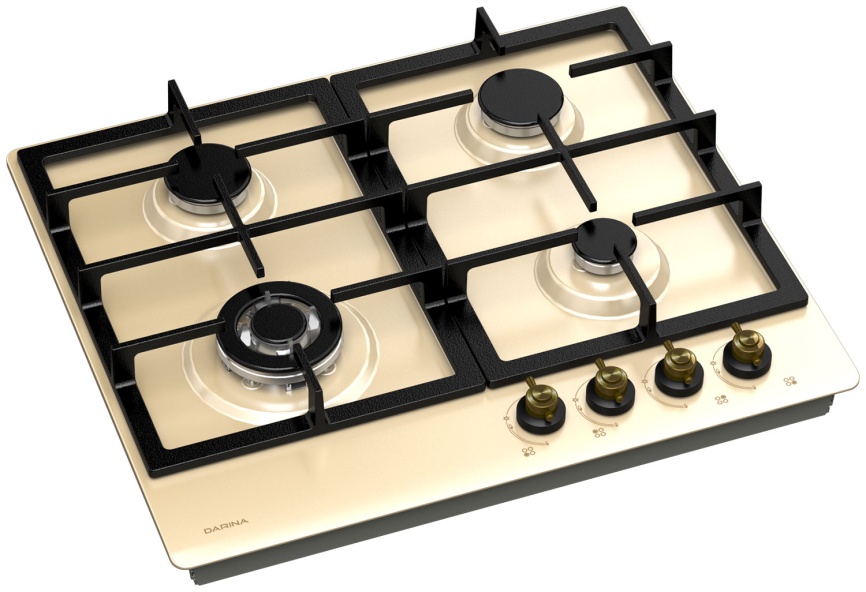 Газовая варочная панель Darina 1T38 BGM341 08 Bg фото 3
