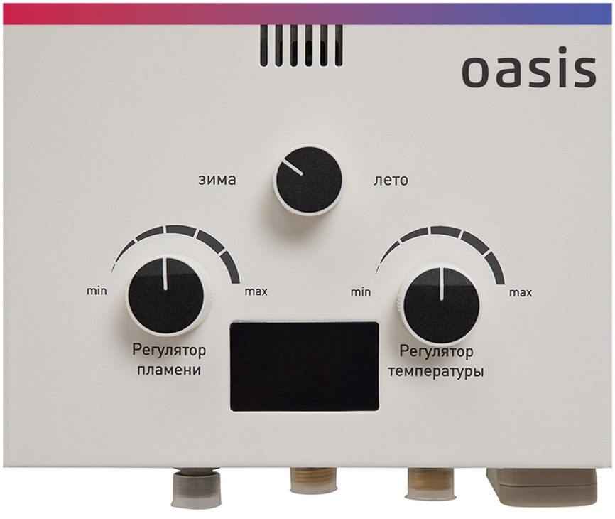 Газовый водонагреватель Oasis OR-16 W белый фото 3