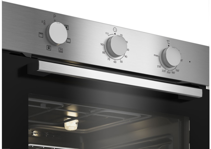 Электрический духовой шкаф Indesit IBFTE 3634 IX 59 см, 72 л гриль конвекция, серебристый фото 3