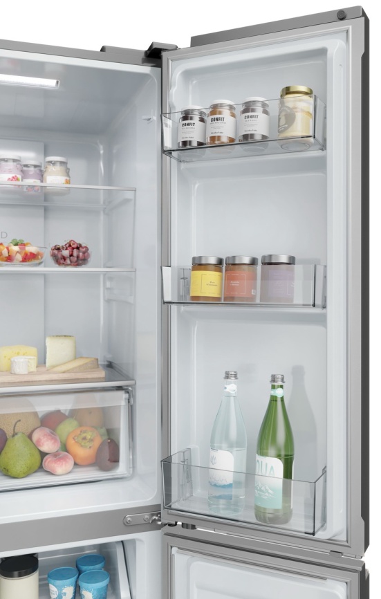 Многокамерный холодильник Haier HTF-425DM7RU No frost, белый фото 5