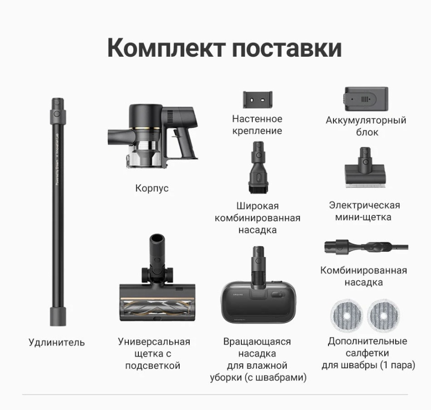 Пылесос вертикальный Dreame R10 Pro Aqua фото 20