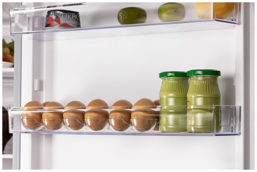 Двухкамерный холодильник NordFrost NRB 164 NF W No frost, белый фото 9