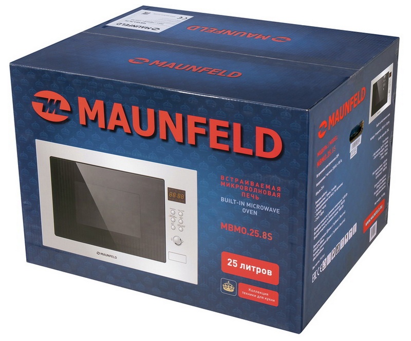 Встраиваемая микроволновая печь СВЧ Maunfeld MBMO.25.8S фото 10