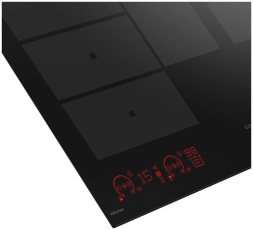Электрическая варочная панель Grundig GIEI 838980 INH 77 см, 10 конфорок стеклокерамика, черный фото 3