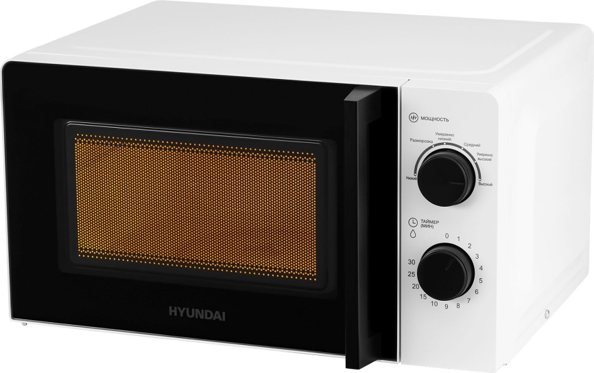 Печь свч Hyundai HYM-M2047, 20 л., 700 Вт, белый фото 1