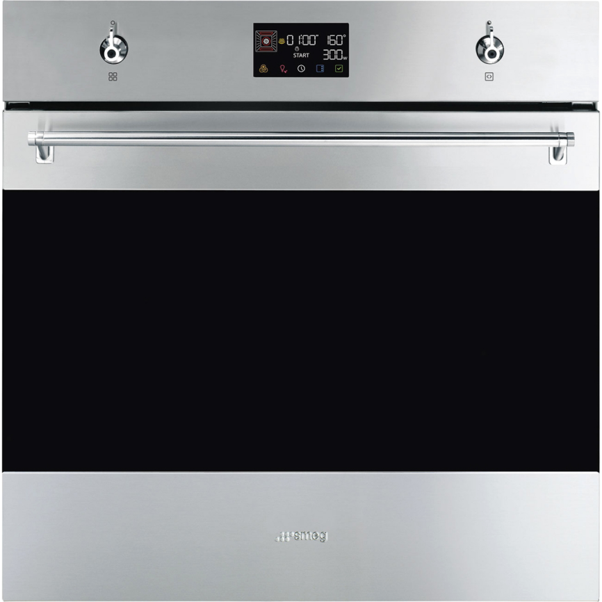 Встраиваемая электрическая духовка SMEG Духовой шкаф электрический Smeg SO6302M2X фото 1