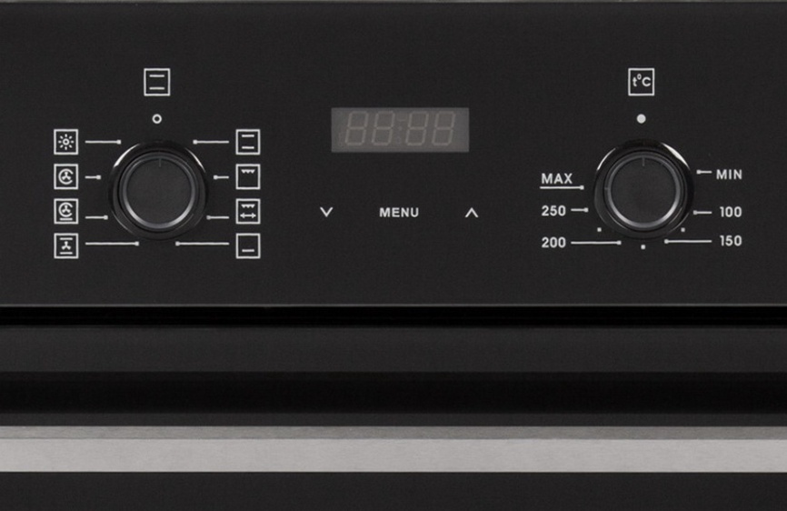 Электрический духовой шкаф Gefest ЭДВ ДА 622-03 РA 59 см, 55 л, гриль и конвекция, черный фото 4