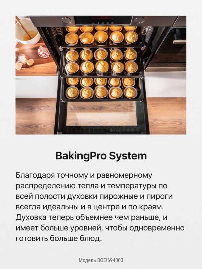 Электрический духовой шкаф Hansa BOEI694003 59 см, 77 л, гриль и конвекция, черный фото 12